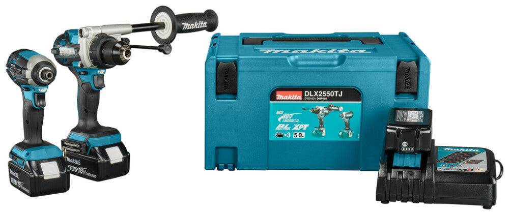 Makita DLX2550TJ LXT 18V Combiset Klopboren en Slagschroeven (Makita gereedschapset)-3