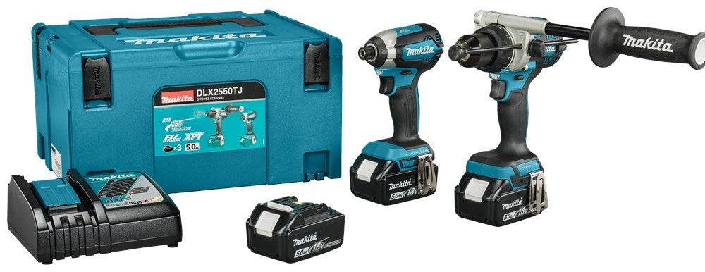 Makita DLX2550TJ LXT 18V Combiset Klopboren en Slagschroeven (Makita gereedschapset)-4