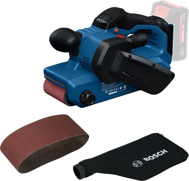 BOSCH PROFESSIONAL draadloze bandschuurmachine - GBS18V-75 - 18V - 320 tpm - Accu en lader niet inbegrepen - Schuurband-0