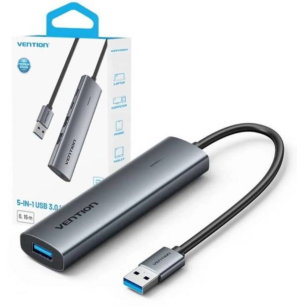 VN1 Hub 5v1 USB-A Vention 0.15m