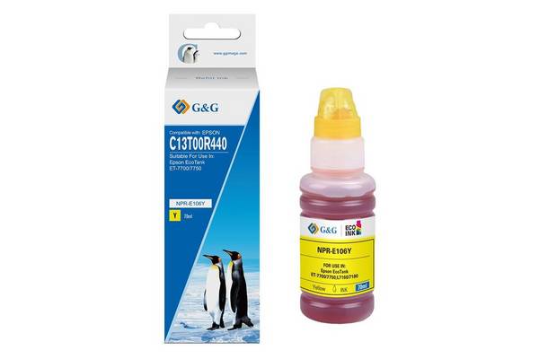 G&G EcoTank inktcartridge, compatibel met Epson 106/C13T00R440