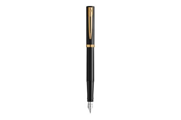 WATERMAN vulpen IMPRESSION zwarte lak GT M blauwe geschenkdoos