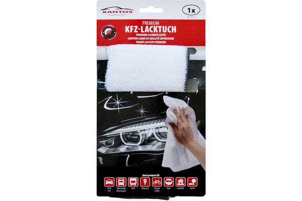 XANTOS Premium Pluche Lakdoek 40x40cm Wit