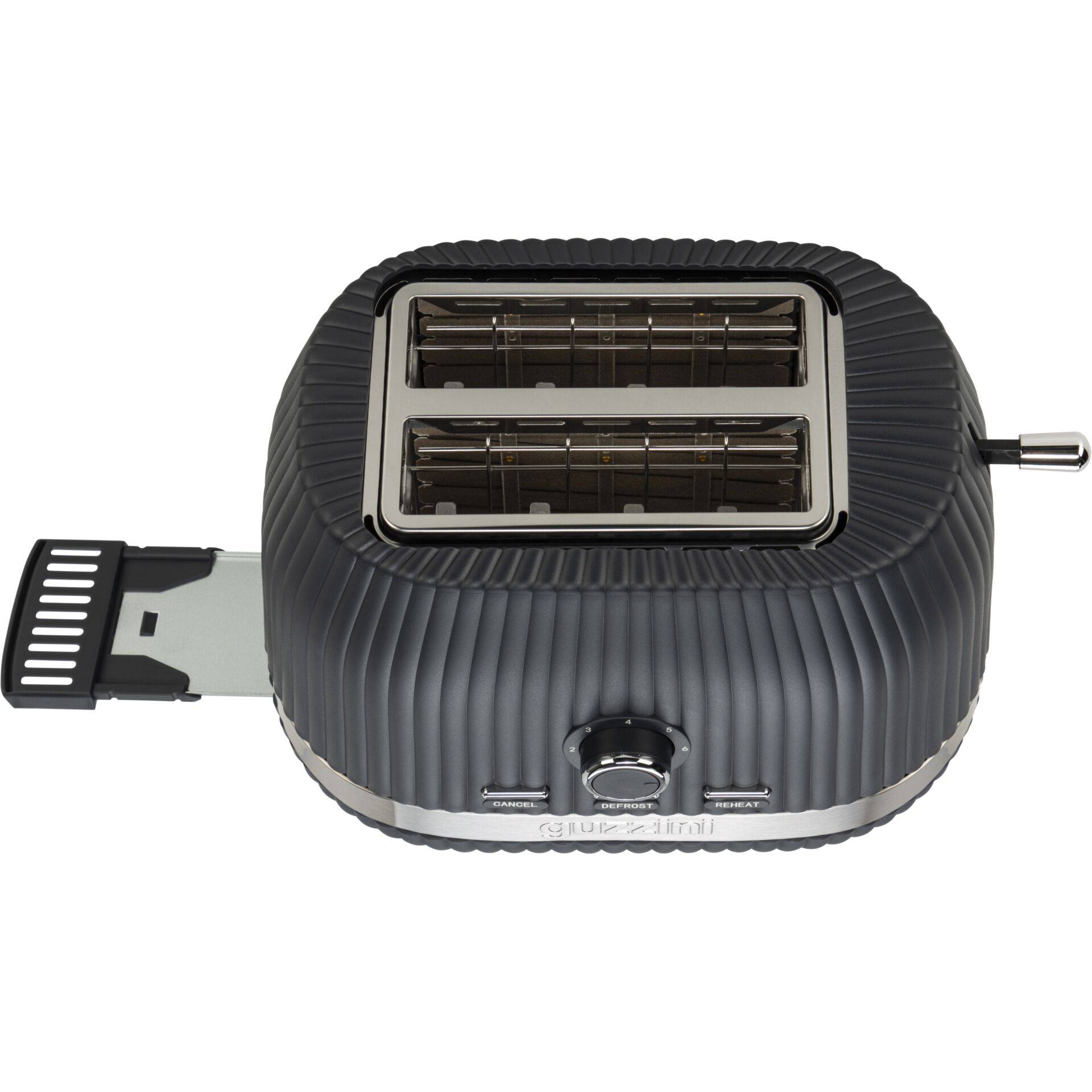 Guzzini Sous Chef Broodrooster met opvouwbare tangen, grijs-2