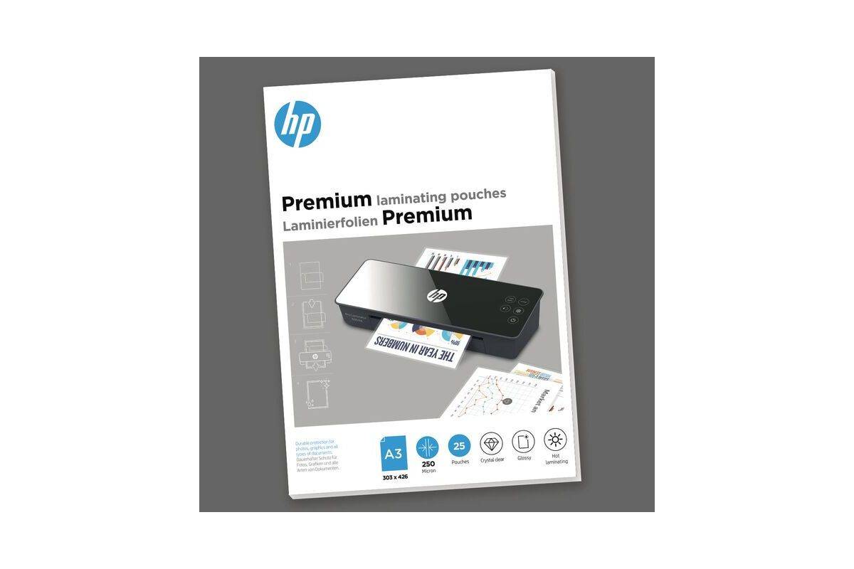 HP lamineerhoezen Premium A3 250 micron 25 stuks-0