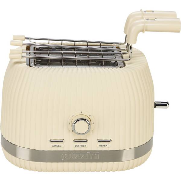 Guzzini Sous Chef Broodrooster met opvouwbare tangen, crème