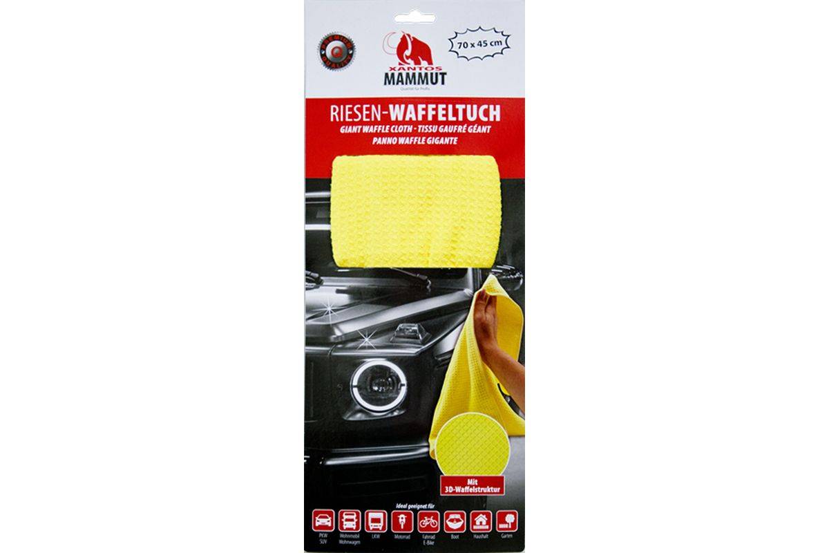 XANTOS Mammoth Giant Microfiber Wafeldoek 45x70cm-0