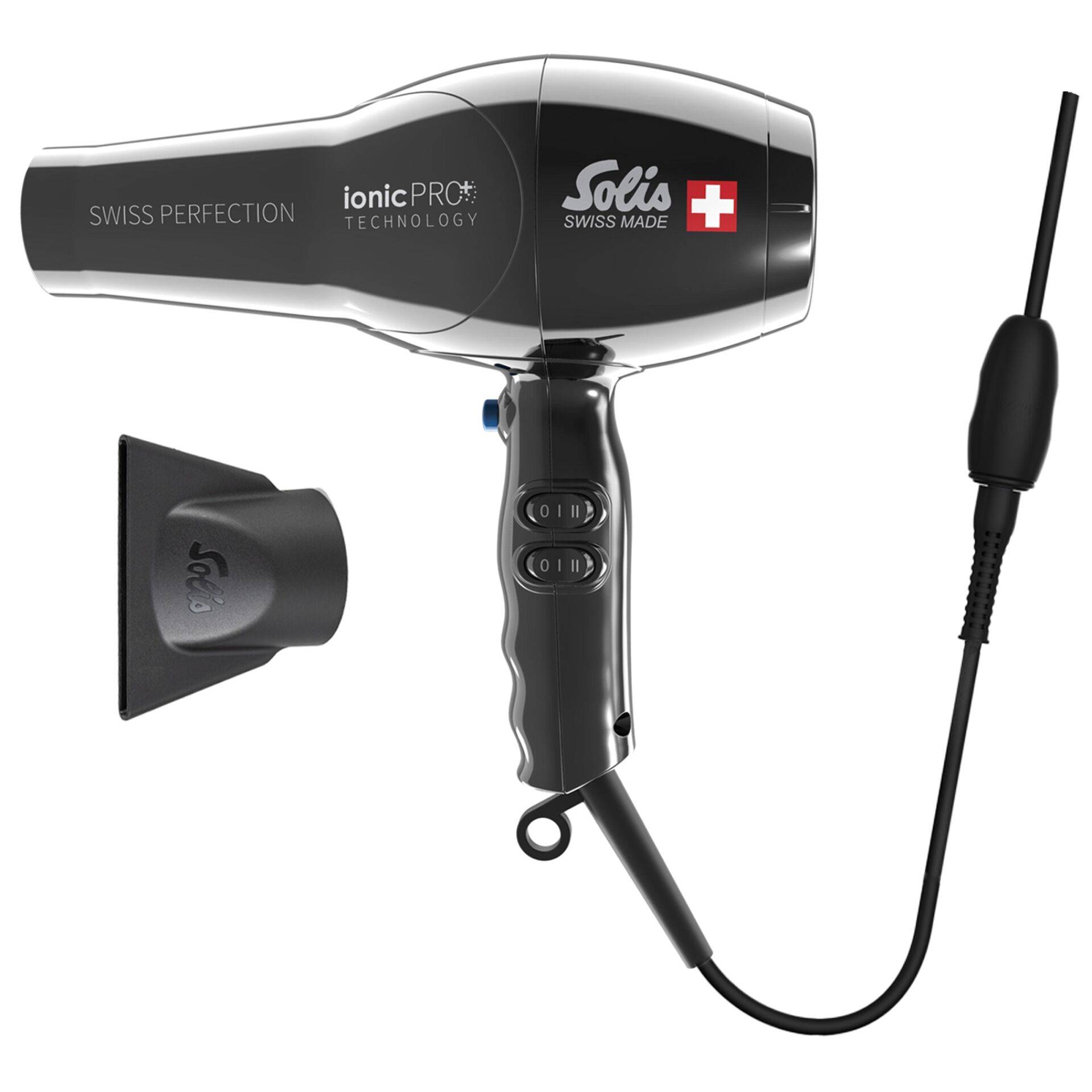 Solis Swiss Perfection 360 ionic Pro zwart Typ 440-1