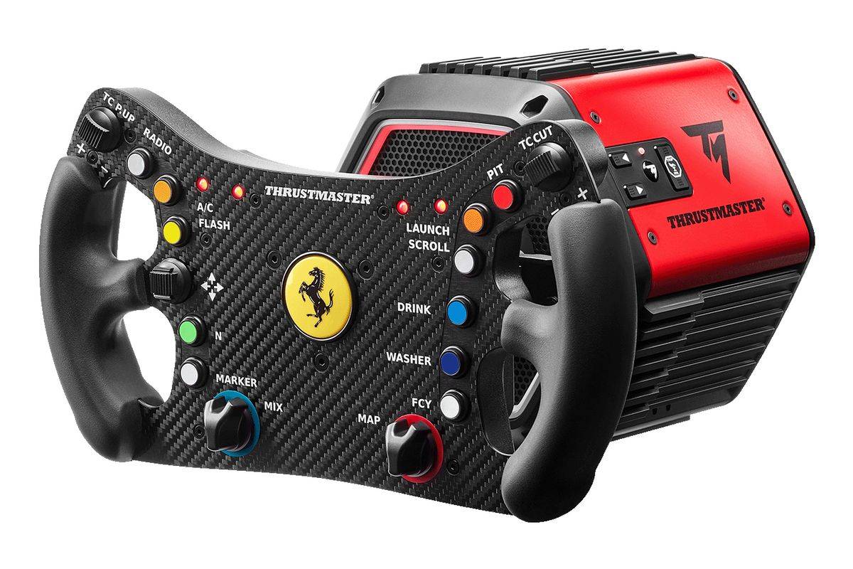 Thrustmaster T818 Ferrari 488 GT3 Simulator Zwart, Rood USB-stuurwiel + Pedalen Analoog/Digitaal PC-2