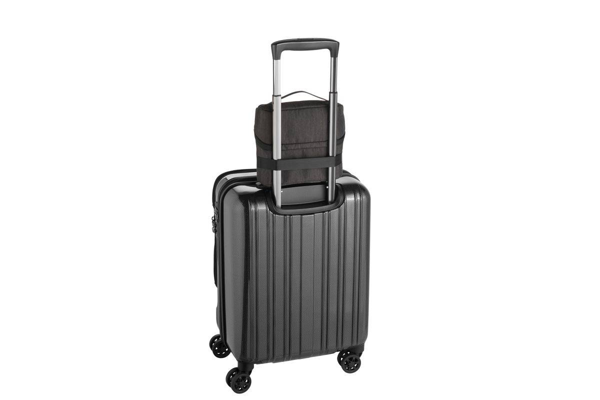 TROIKA BBG72 Opbergtas, Rechthoekig, Polyester, Antraciet, Zwart-4