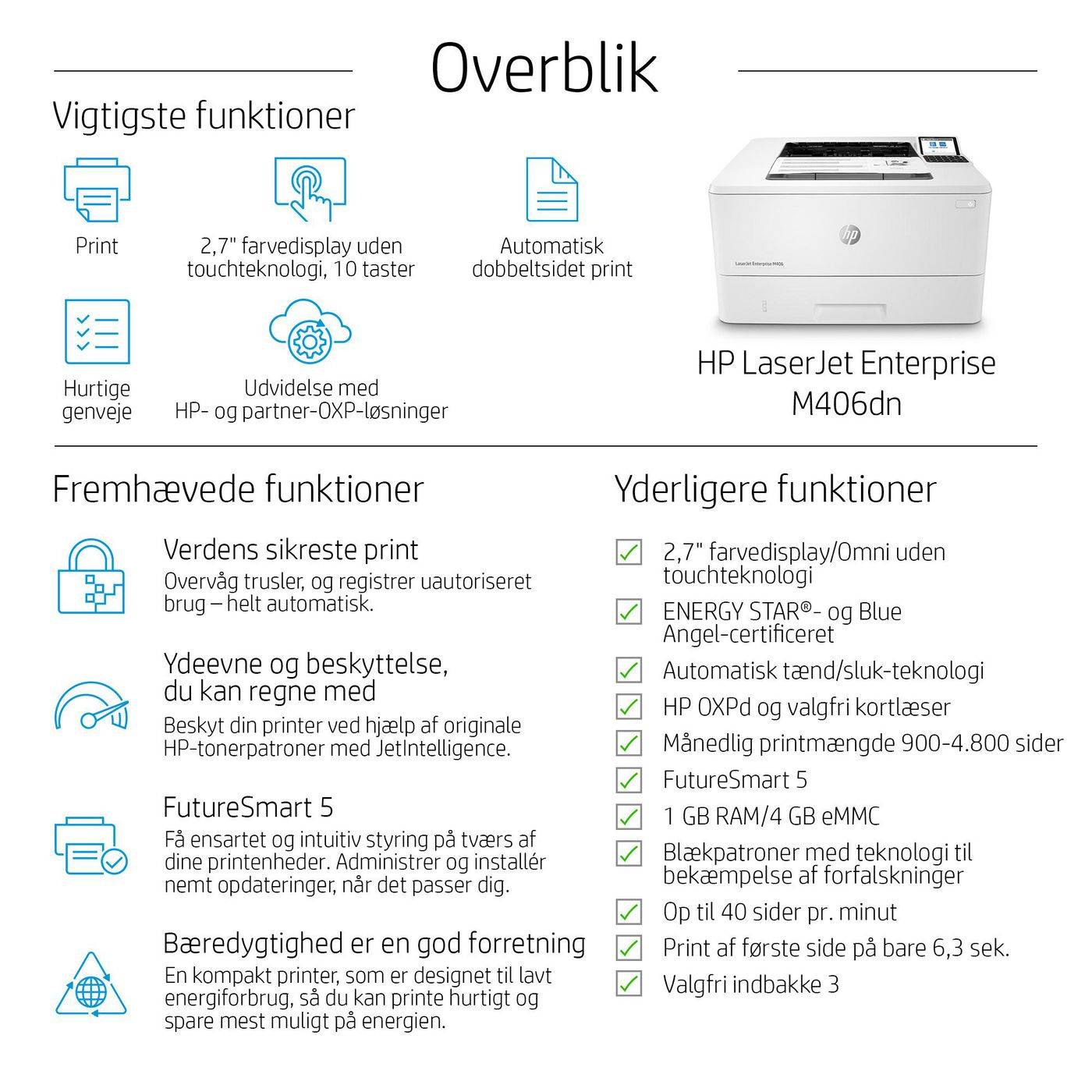 HP LaserJet Enterprise M406dn-6