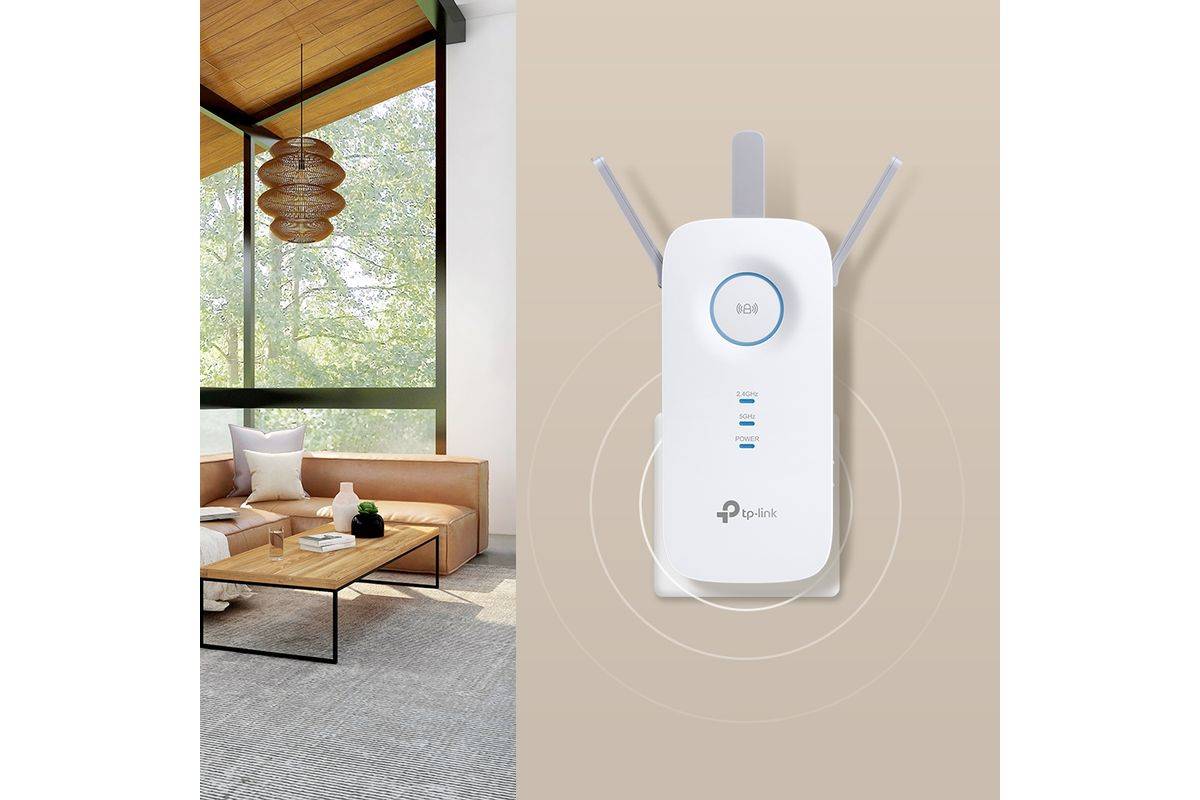 TP-Link RE550 netwerkversterker/zender/ontvanger, wit, 10, 100, 1000 Mbps-2