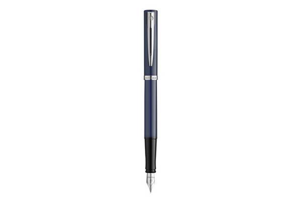 WATERMAN vulpen IMPRESSION blauwe lak CT F blauwe geschenkdoos