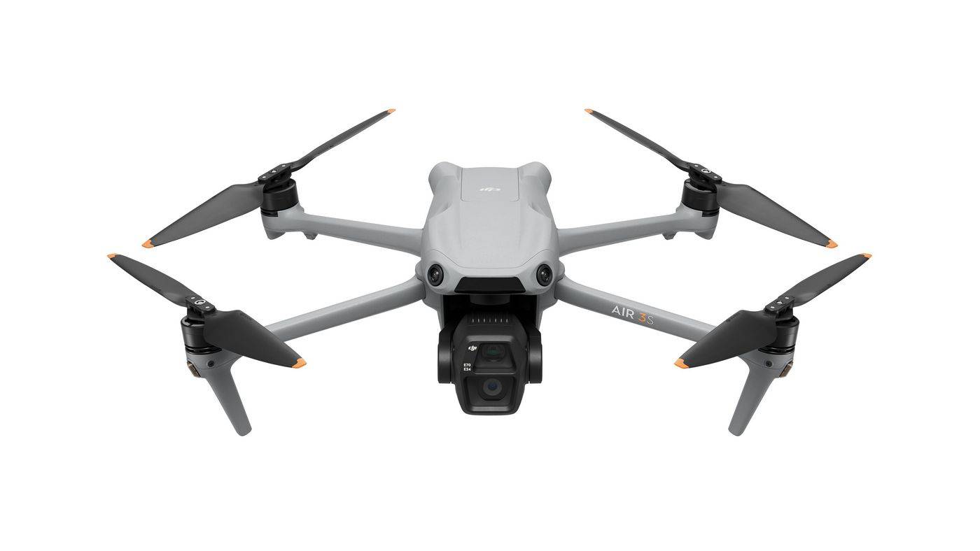 DJI Air 3S Fly More Combo Quadcopter met 4 rotors, 50 MP, 3840 x 2160 pixels, 4276 mAh, grijs.-0