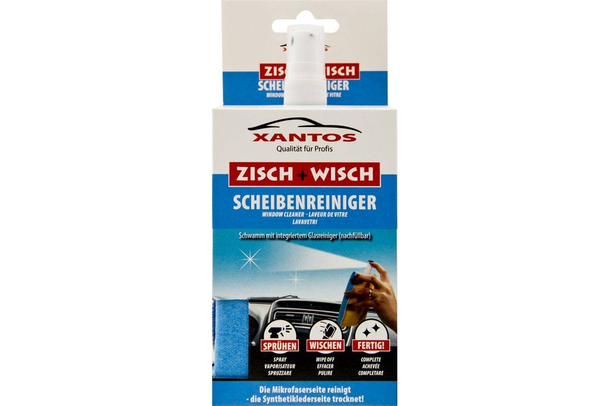 XANTOS Zisch&Wisch - Spons met geïntegreerde ruitensproeiervloeistof, 40ml-0