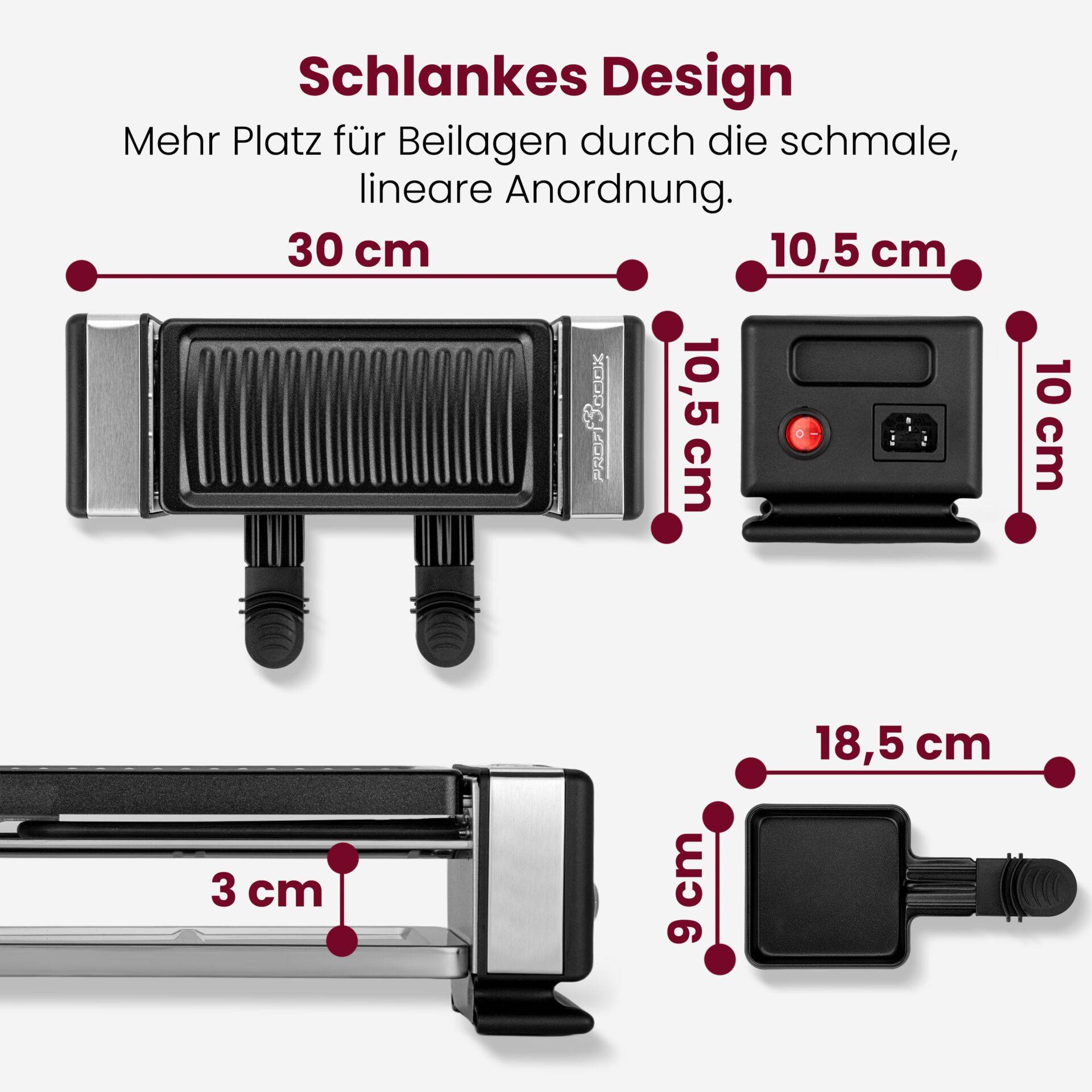 Proficook PC-RG 1324 Raclette-Grill-3