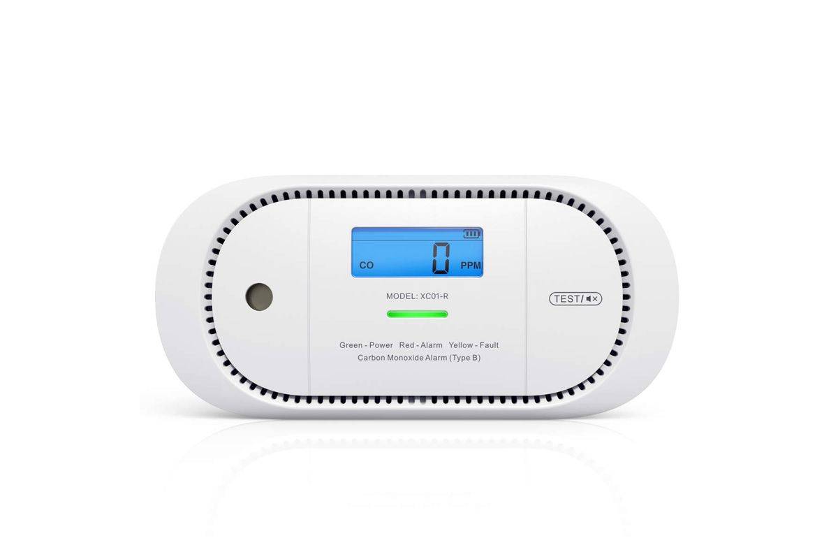 X-Sense koolmonoxidemelder XC01-R, zelfvoorzienend, met LCD-display-0