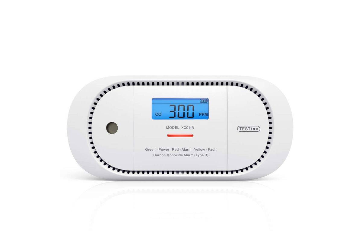 X-Sense koolmonoxidemelder XC01-R, zelfvoorzienend, met LCD-display-1