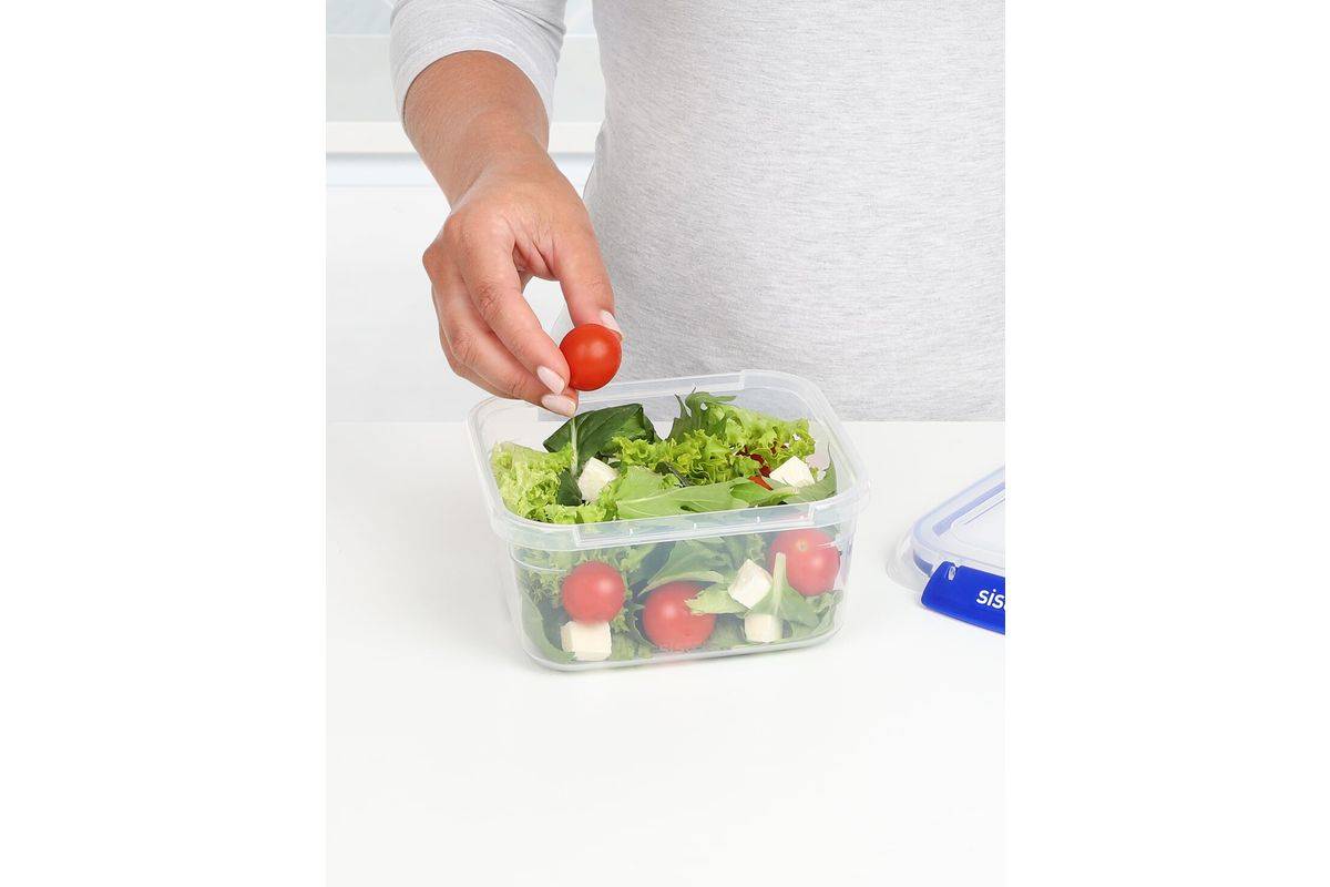 Sistema 881650 Opbergdoos, vierkante container, 1,15 l, transparant, 1 stuk-2