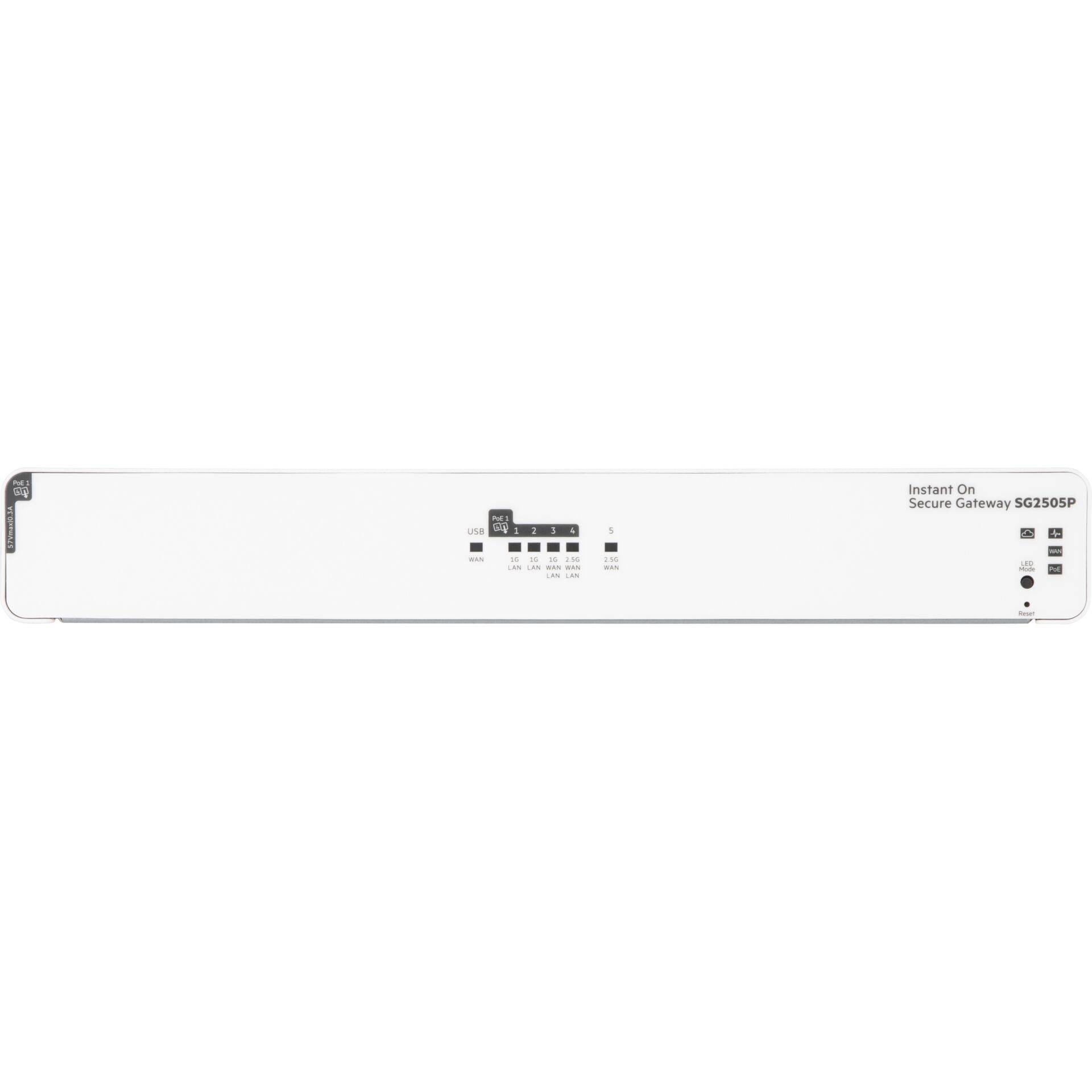 HPE Networking Instant On SGW 5-poorts PoE+ 64W SG2505P-1