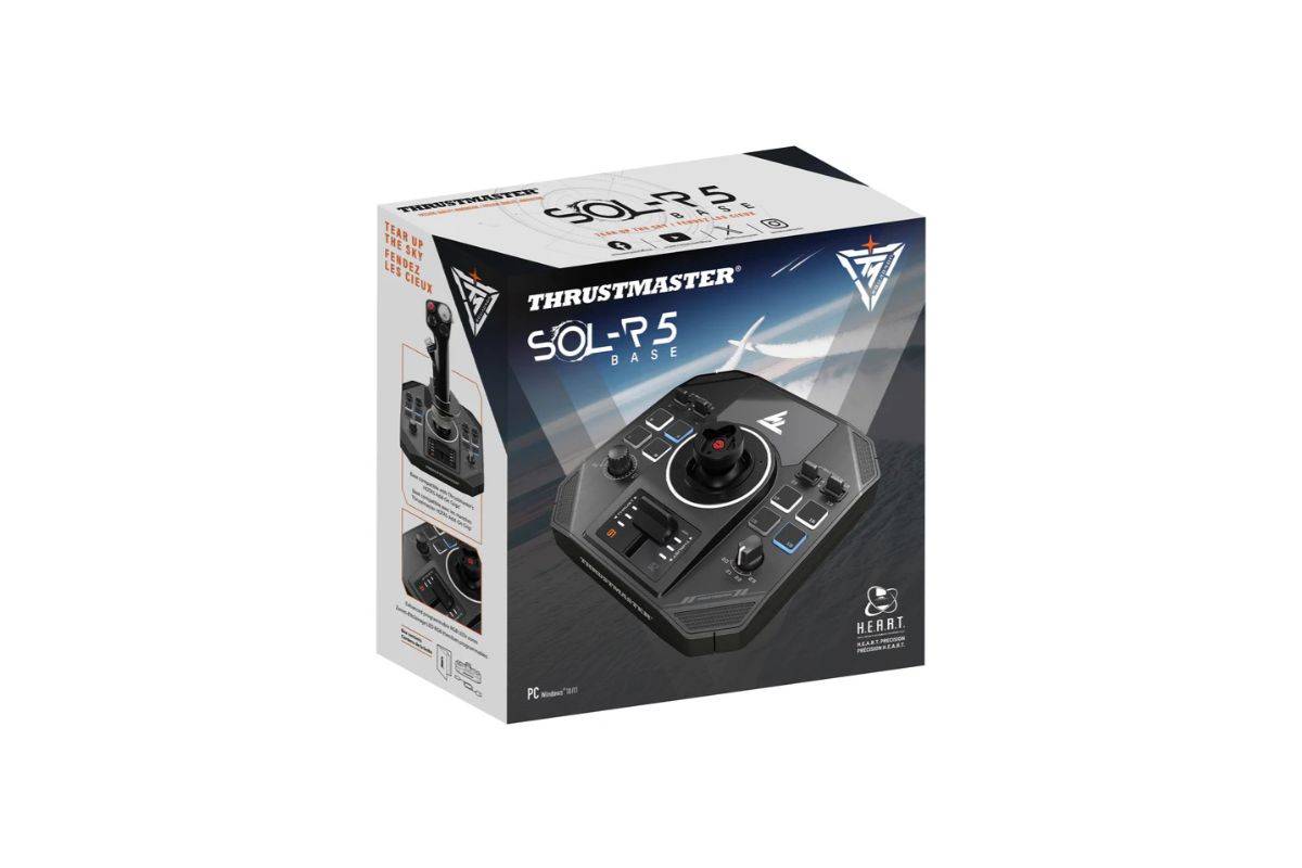 Thrustmaster Sol-R 5 Basis Zwart USB Joystick Basis Analoog/Digitaal PC-4