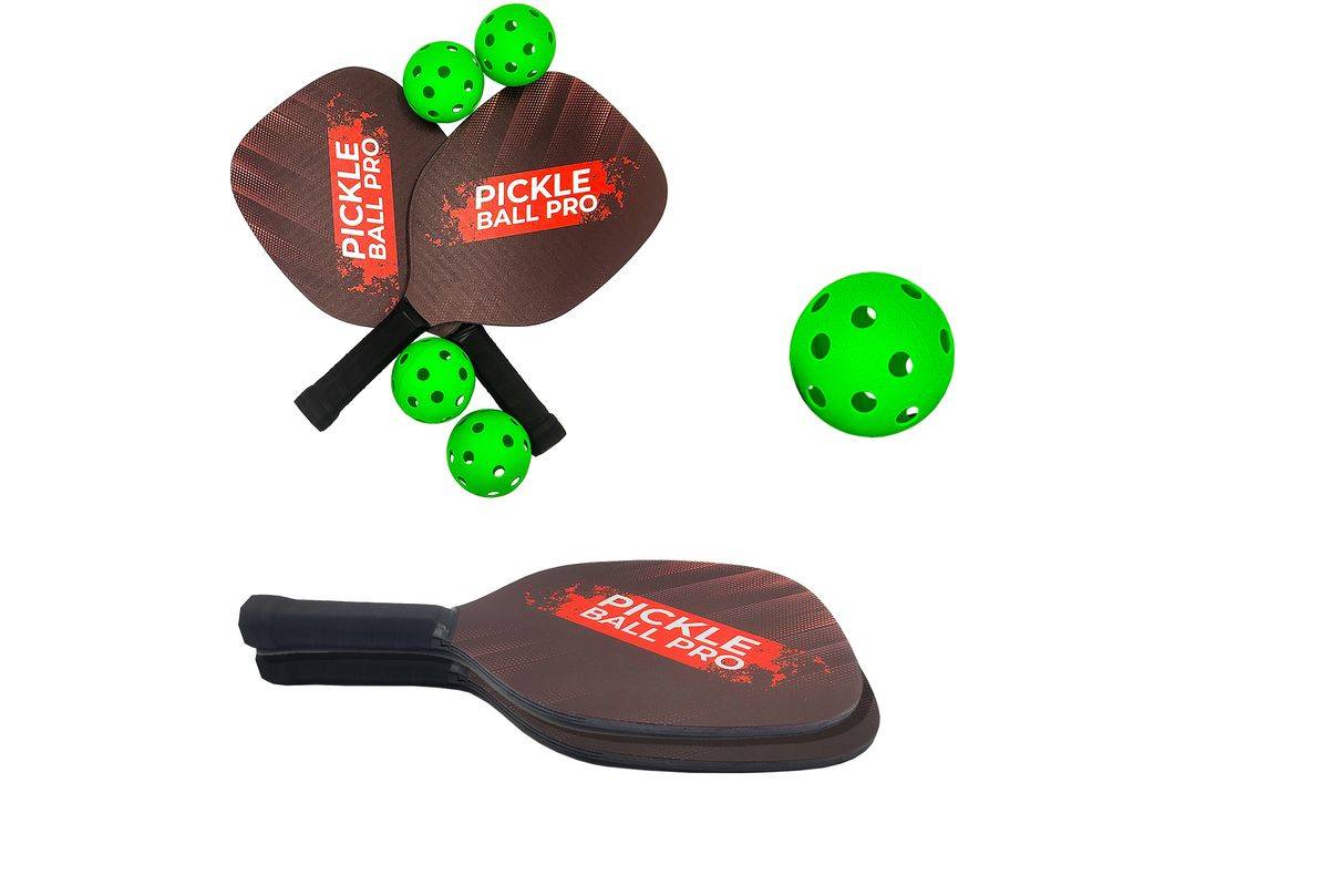 Mad Monkey - Pickleball racketset met ballen-0