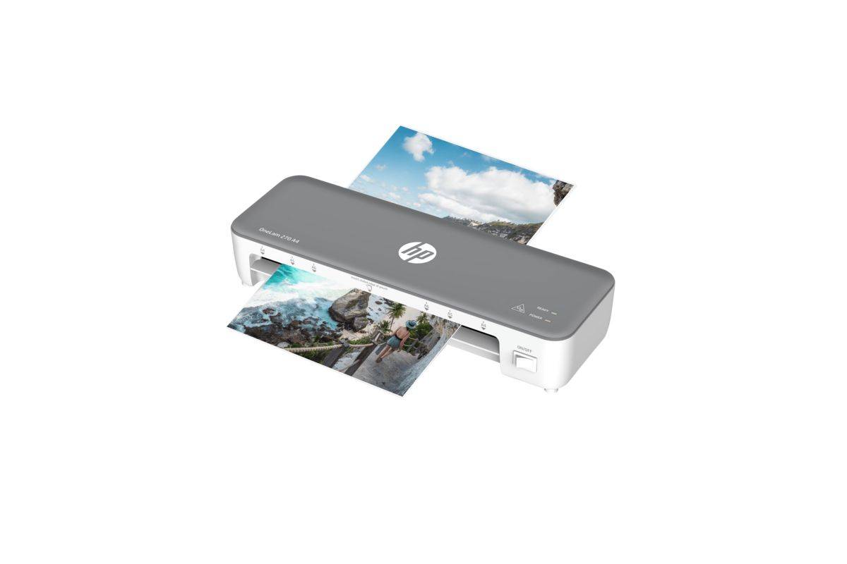 HP OneLam 270 A4 warmtelaminator 270 mm/min Grijs, Wit-2