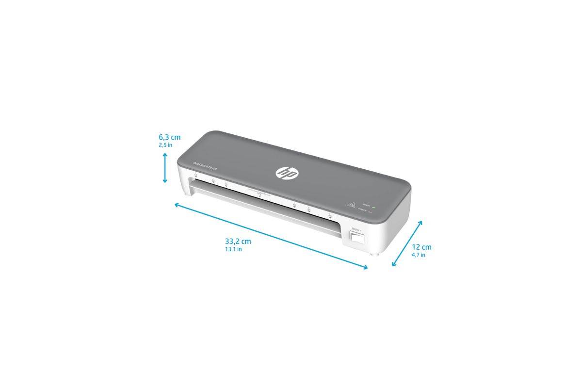 HP OneLam 270 A4 warmtelaminator 270 mm/min Grijs, Wit-3