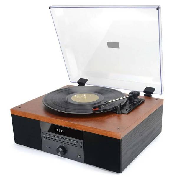AKI AKAI ATT-14BT - platenspeler met cd- en FM-functie