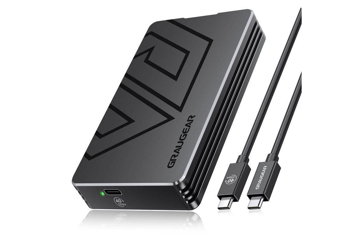 GRAUGEAR externe M.2 SSD-behuizing met PCIe 4.0 USB-C-0