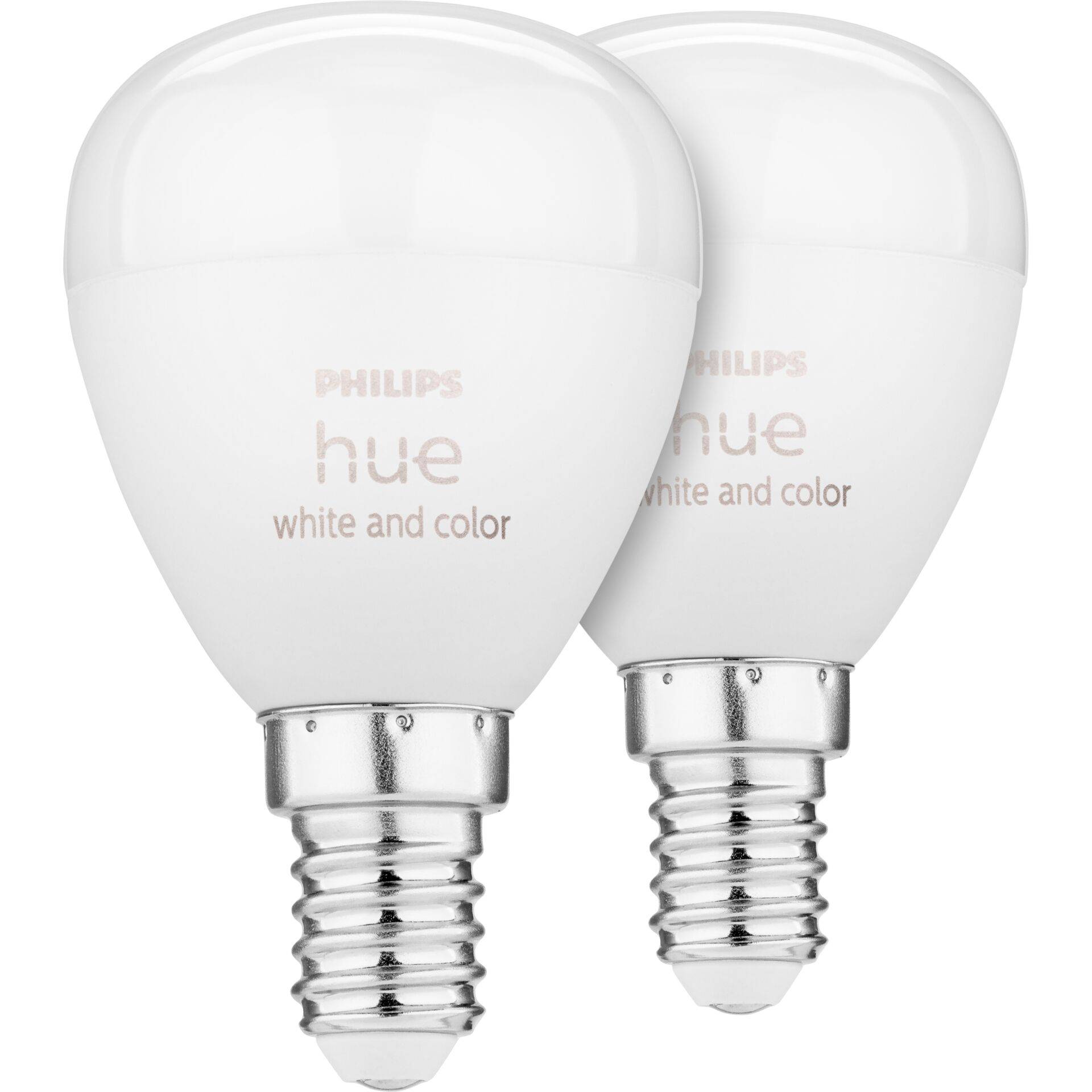 Philips Hue LED Luster E14 2 stuks 5,1W 470lm Witte kleur Ambi. BT-0