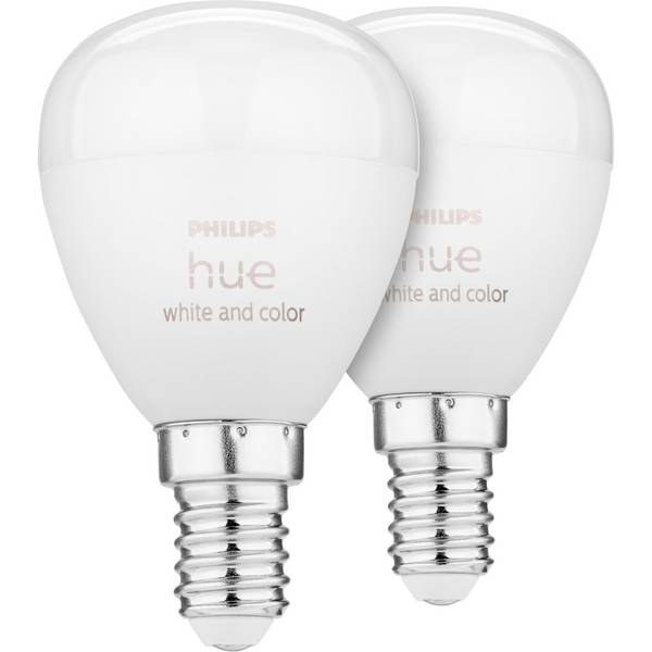 Philips Hue LED Luster E14 2 stuks 5,1W 470lm Witte kleur Ambi. BT