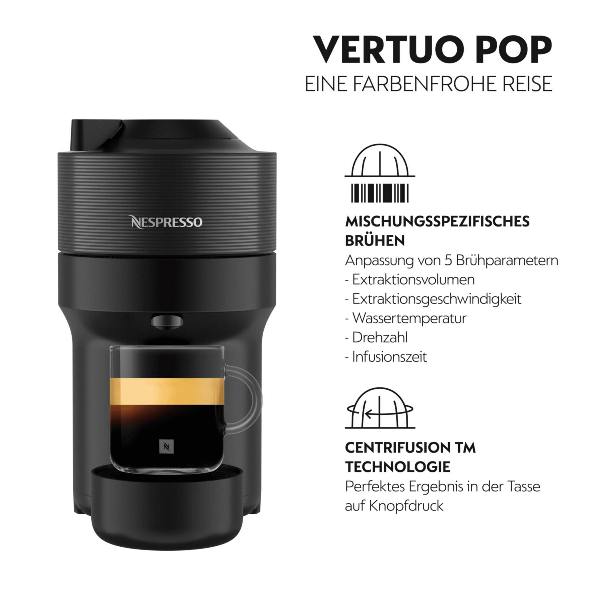 Nespresso Vertuo Pop ENV 90.B van Delonghi, zwart-1