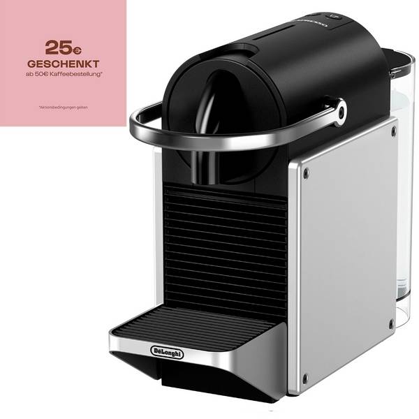 Nespresso Pixie EN 127.S van DeLonghi, zilver