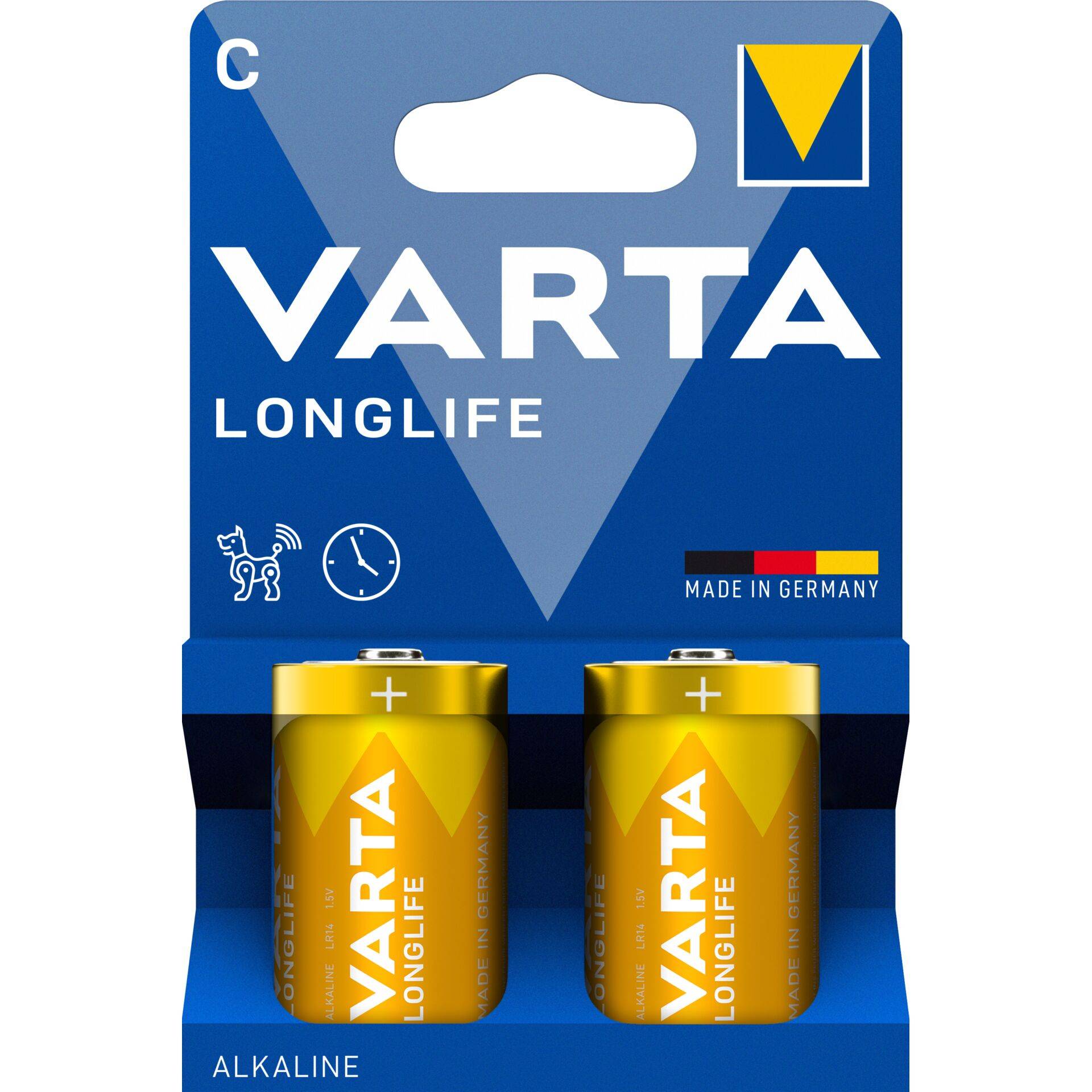 1x2 Varta Longlife Baby C LR 14-0