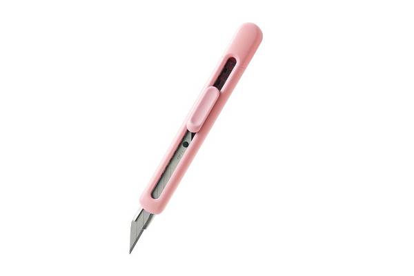 DELI snijmes LonGreen 9mm roze