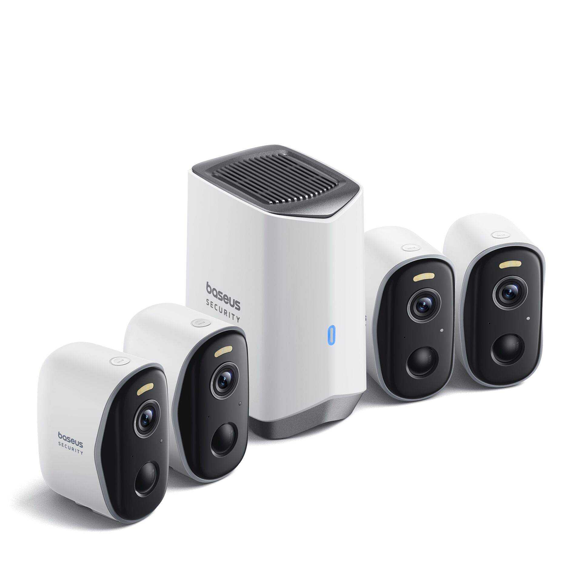 Baseus Security N1 Plus Outdoor camera 2K 4-Cam Kit-0