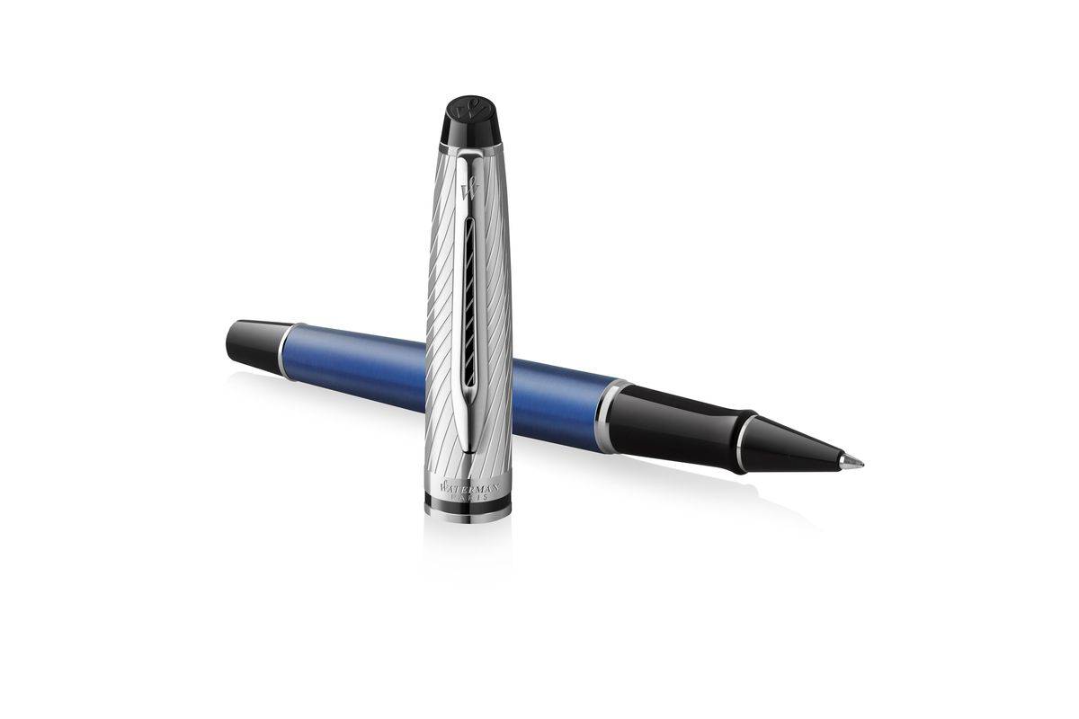 WATERMAN Rollerball Expert DeLuxe CC bl Paladiumbes. M sh-3