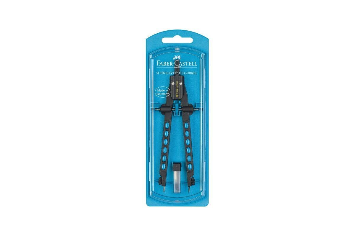 FABER-CASTELL Snelverstelbaar Kompas. Fabrieks-Neon-1