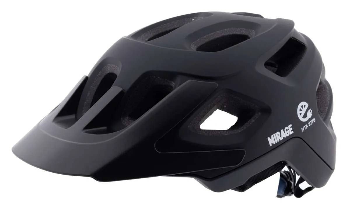 Tour/MTB-fietshelm Mirage, 55-58 cm - NTA 8776, mat zwart-0