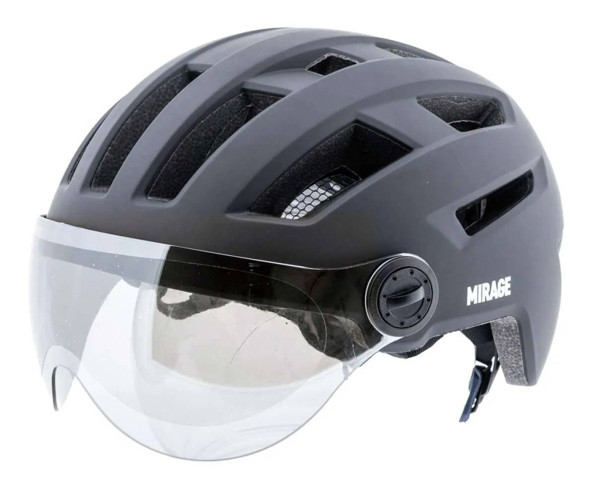 Mirage e-bikehelm 58-61 cm - NTA 8776, mat zwart-0