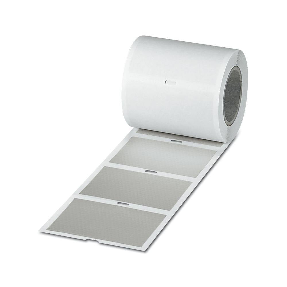 PHOE 0800350 VEILIGH ETIKEL ROL ZILVER