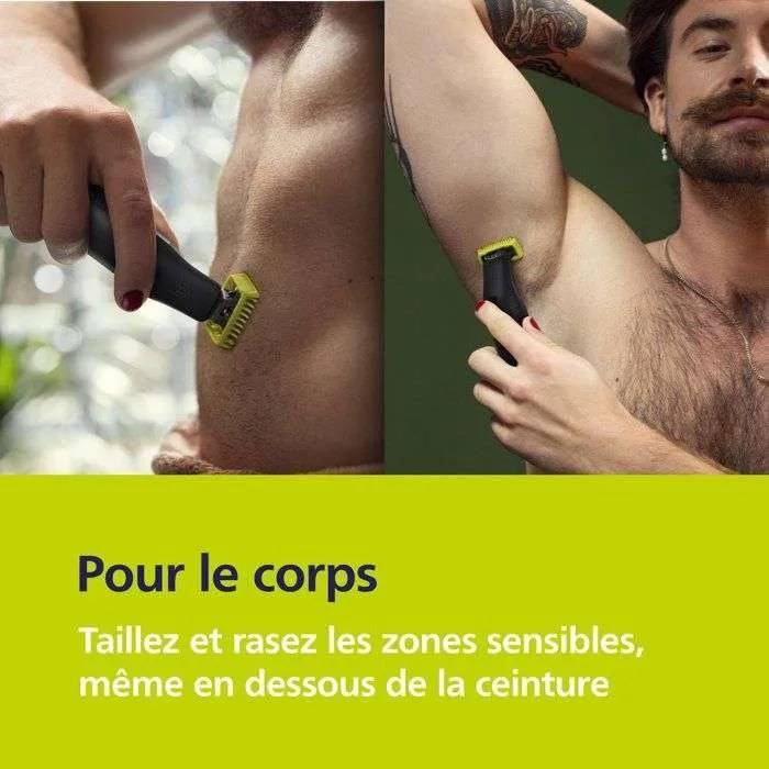 Baard- en lichaamstrimmer - PHILIPS - OneBlade Pro 360 - 2 messen - 14-in-1 kam - Batterijduur: 90 minuten-2