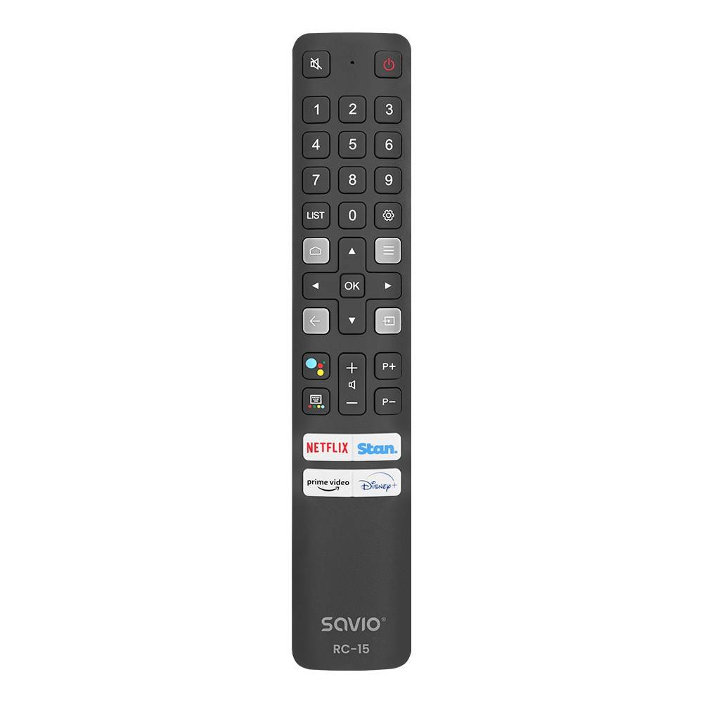 Savio RC-15 universele/vervangende afstandsbediening voor TCL SMART TV met draadloze IR-drukknop-0