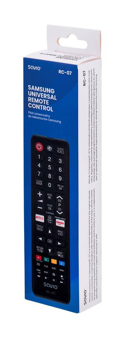 Savio SAVIO universele afstandsbediening/vervanging voor SAMSUNG TV RC-07 IR draadloze tv-3