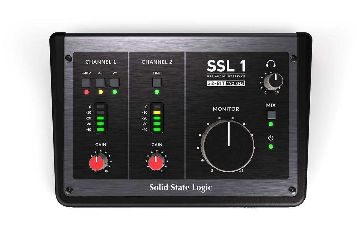 Solid State Logic SSL 1 - USB-C audio-interface met 2 ingangen en 2 uitgangen-0
