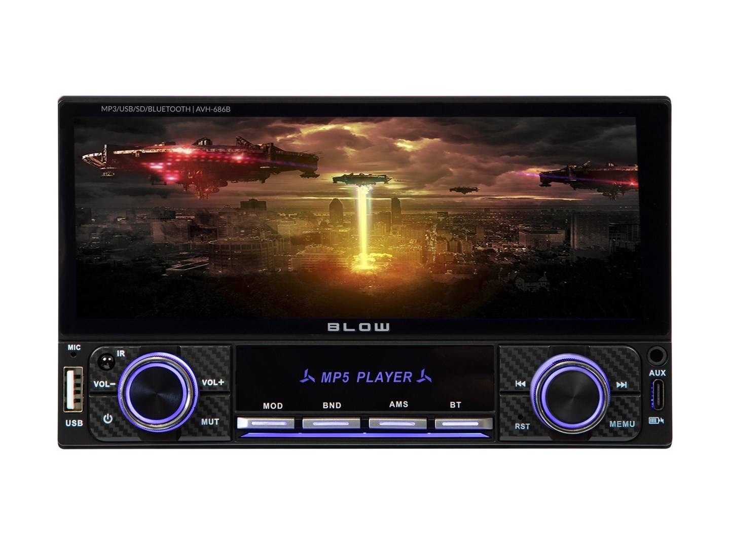 Radio BLOW AVH-686B RDS MP3/USB/micro SD/BLUETOOTH-0