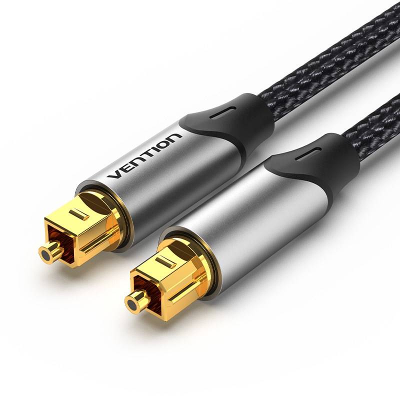 Vention optische vezel audiokabel van aluminiumlegering, type 3M, grijs-0