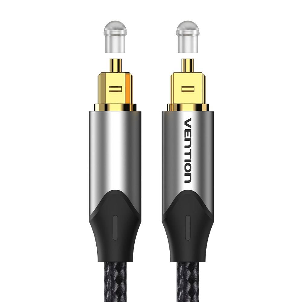 Vention optische vezel audiokabel van aluminiumlegering, type 3M, grijs-3