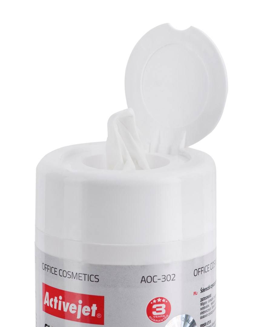 Activejet AOC-302 LCD-matrixreinigingsdoekjes, 100 stuks.-3